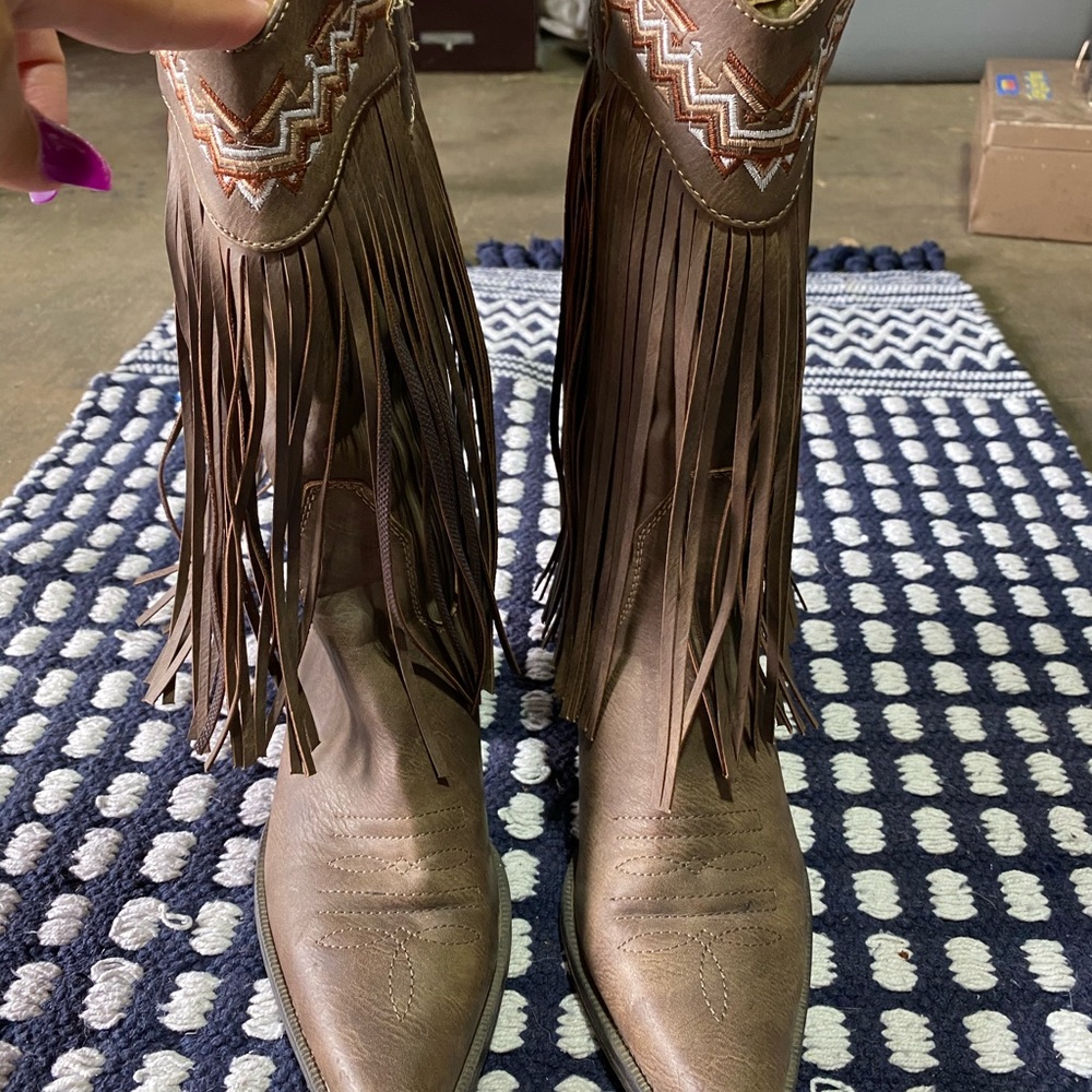 Fringe boots (Roper) 6.5 - Picture 2 of 7